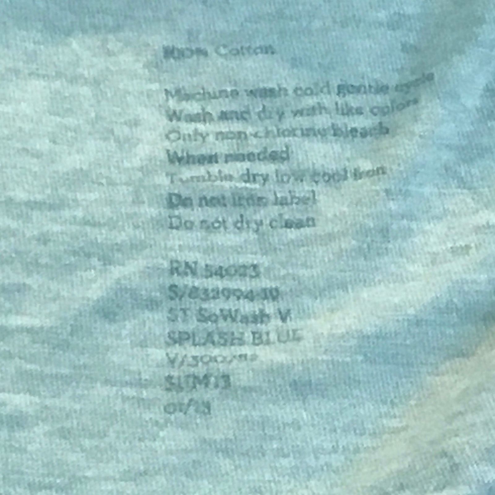 Banana Republic Banana Republic Splash Blue V-Neck Soft Wash Tee Size Medium Size US M / EU 48-50 / 2 - 3 Thumbnail