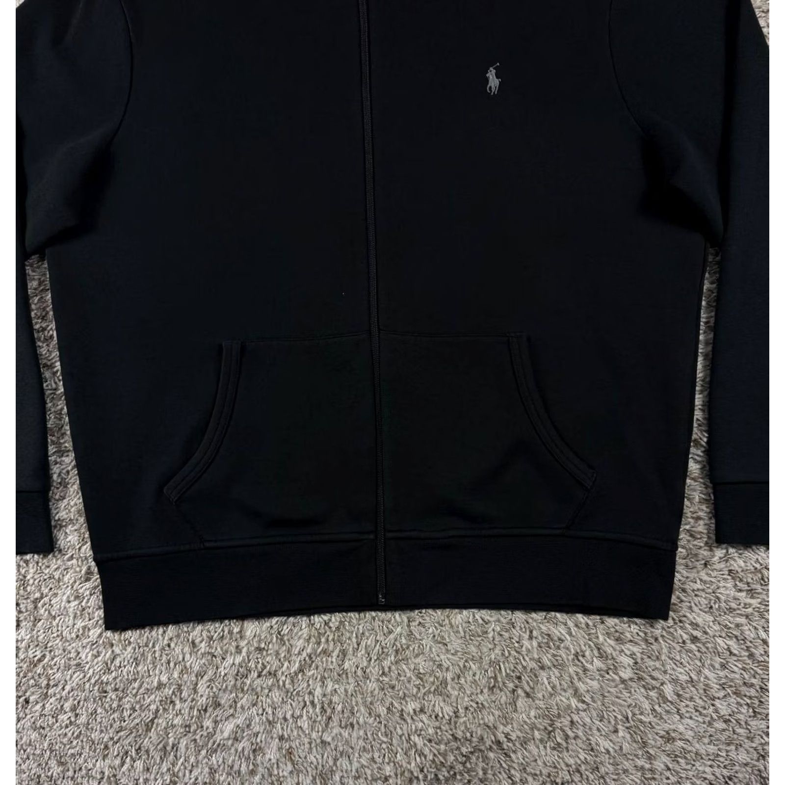 Polo Ralph Lauren Polo Ralph Lauren Hoodie Full Zip Black XL Men Size US XL / EU 56 / 4 - 3 Thumbnail