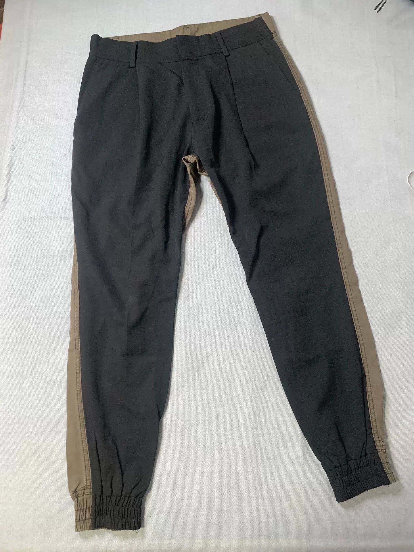 Juun.J JUUN.J Spliced Casual Pants Size US 32 / EU 48 - 1 Thumbnail