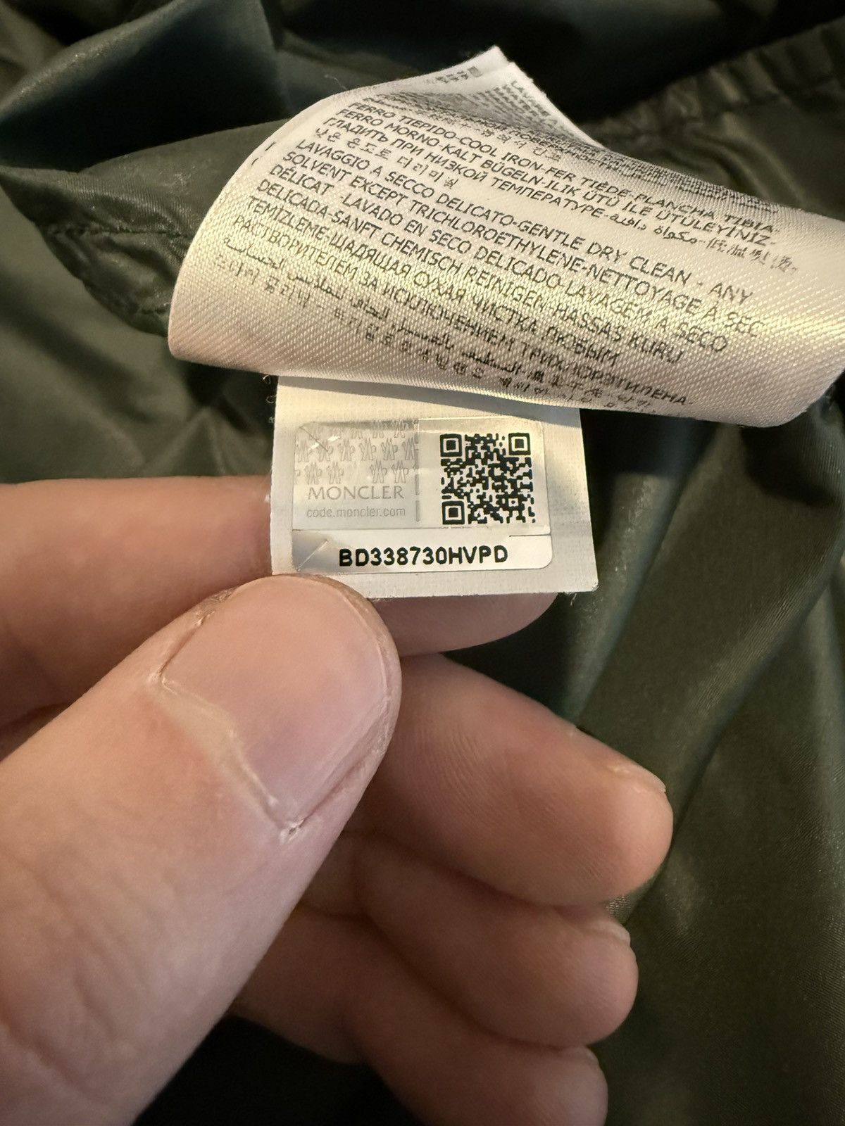 Moncler Moncler Men’s Jacket Urville Size 2 (S) Green Size US S / EU 44-46 / 1 - 8 Thumbnail