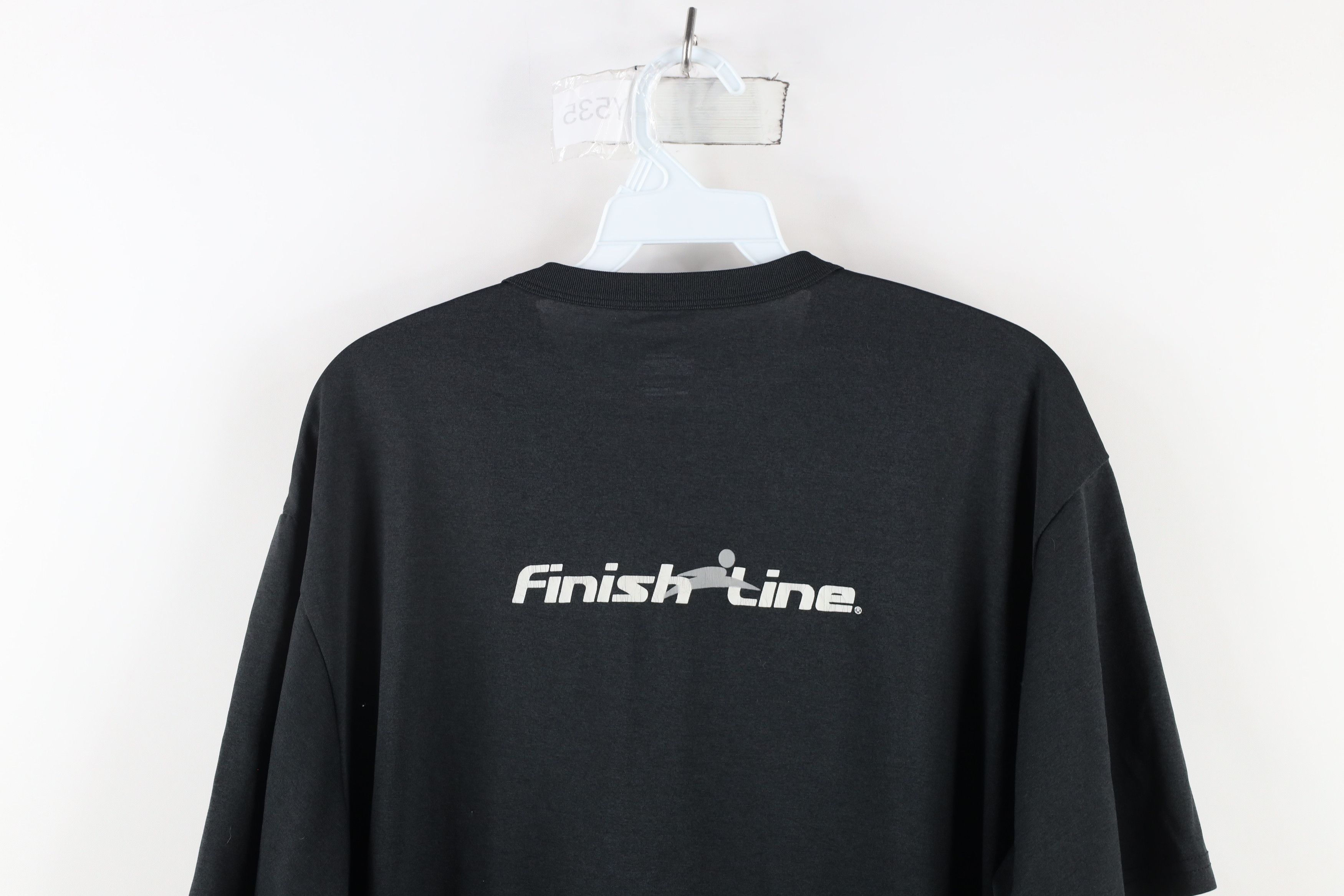 Nike × Vintage Vintage Nike Travis Scott Mini Swoosh Knit T-Shirt Black Size US M / EU 48-50 / 2 - 13 Thumbnail