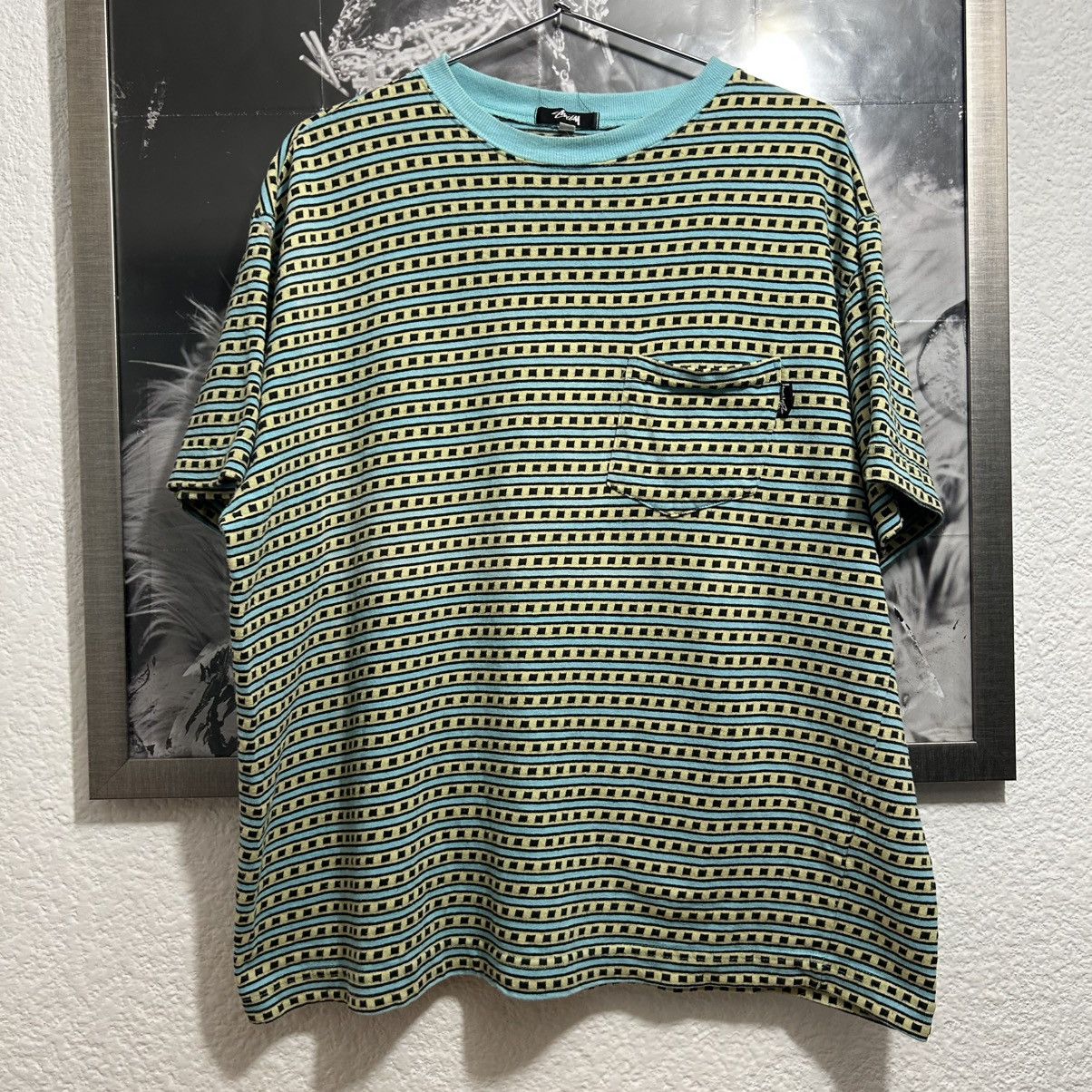 STUSSY ステューシー 80's reggae TOMTOM 総柄 Tシャツ オリジナル Stussy REGGAE TOMTOM Tシャツ old 80 - メルカリ