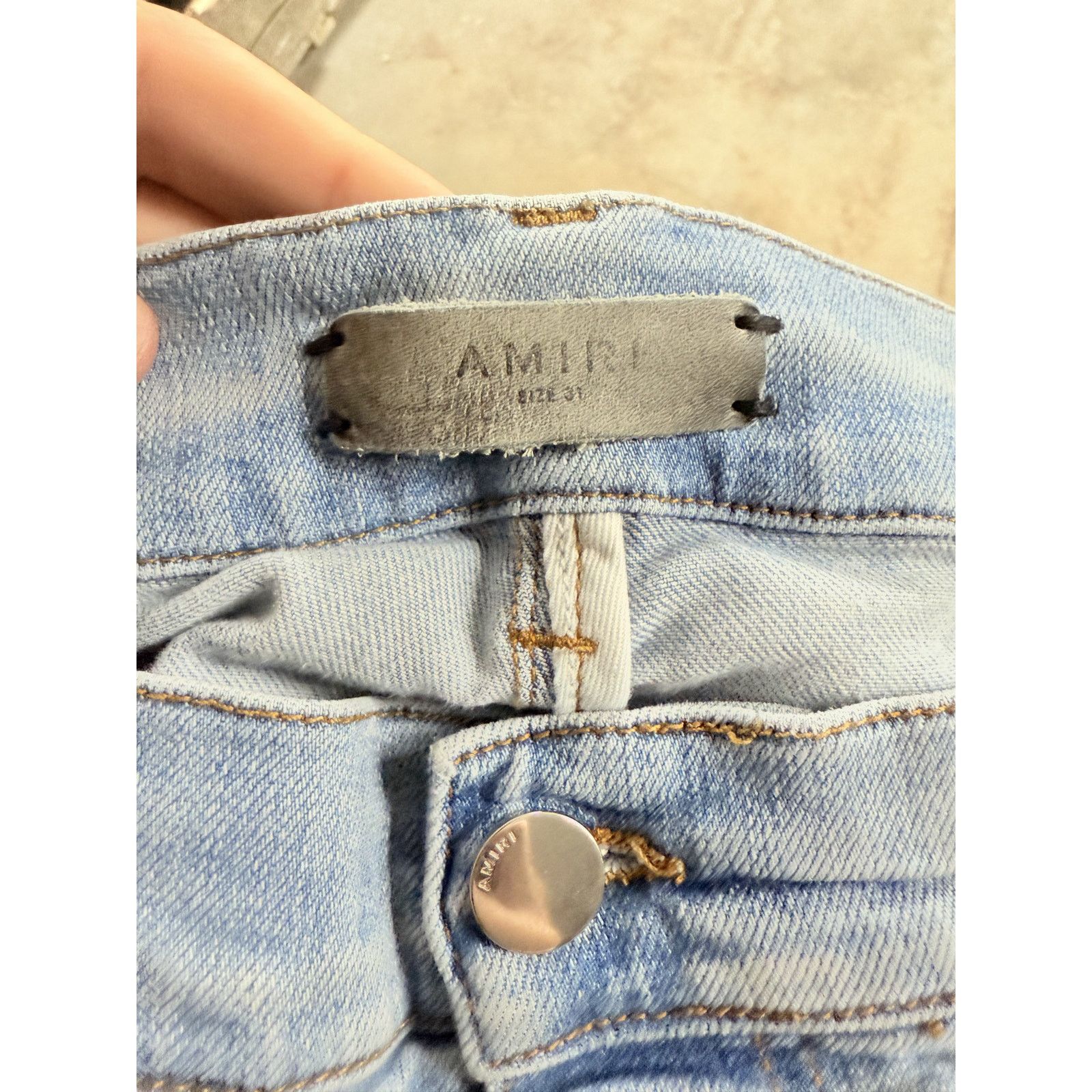 Amiri Amiri Jeans Denim Side Logo Used 31 | Grailed