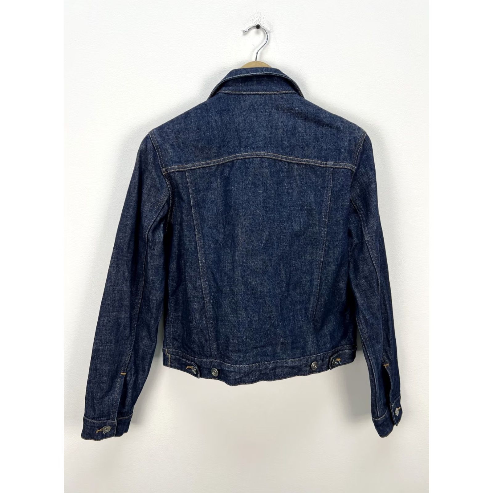 A.P.C. A.P.C. Denim Jacket Cropped Women's L Indigo 90s Vintage Trucker Jeans Jacket Denim Size 36" / US 14 / IT 50 - 5 Thumbnail