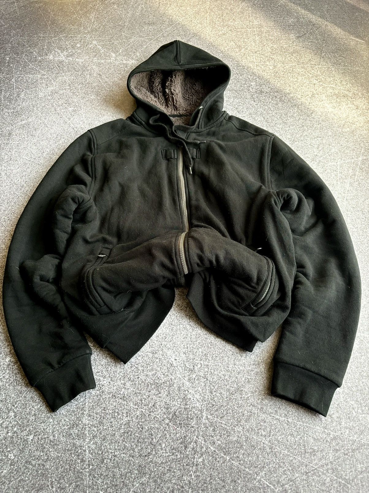 Hysteric Glamour × If Six Was Nine VINTAGE Y2K AVANT GARDE IF SIX WAS NINE STYLE FUR HOODIE Size US M / EU 48-50 / 2 - 1 Thumbnail
