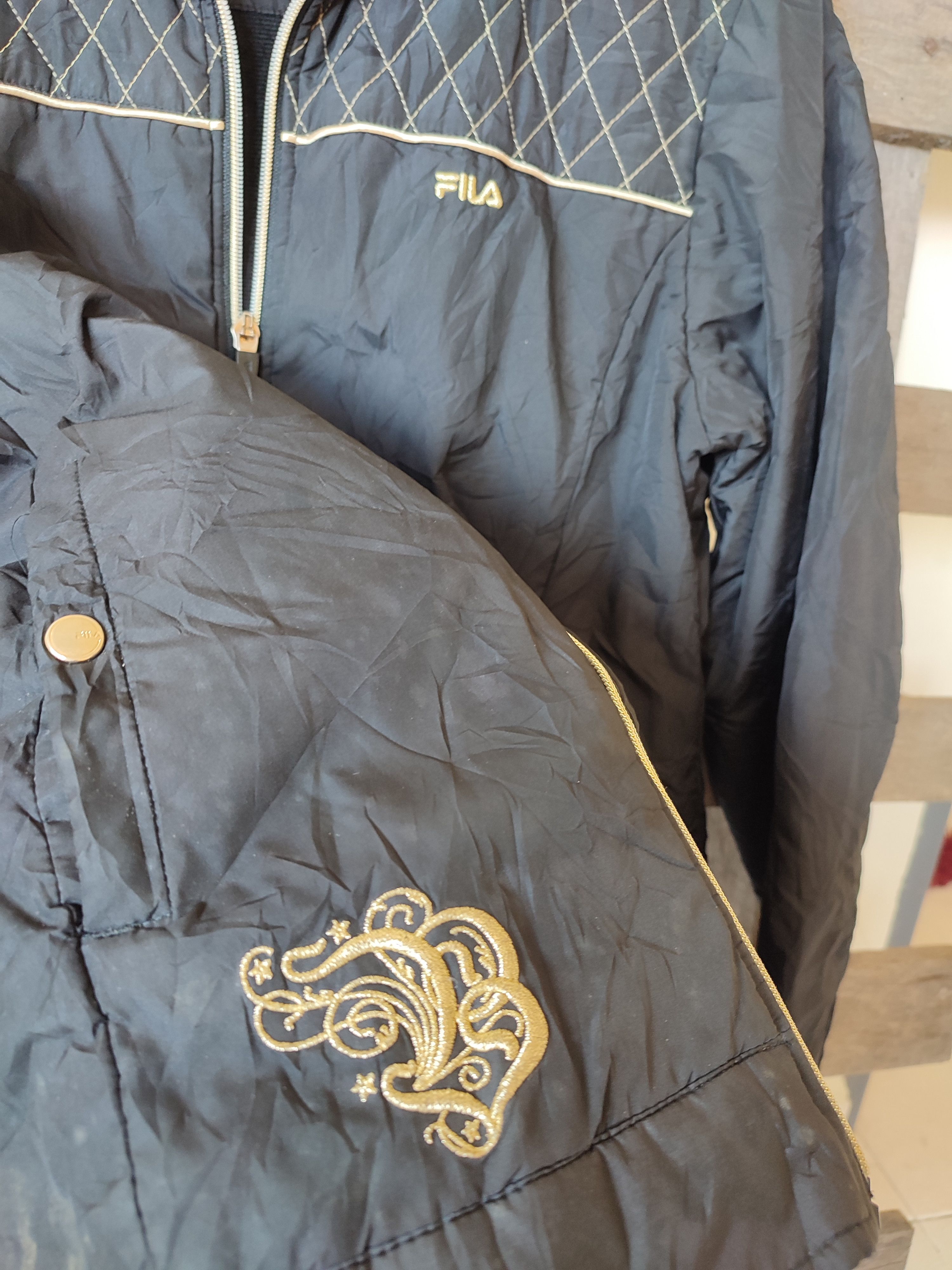Fila Vintage Fila Embroidery Gold Jackets Size US S / EU 44-46 / 1 - 8 Thumbnail