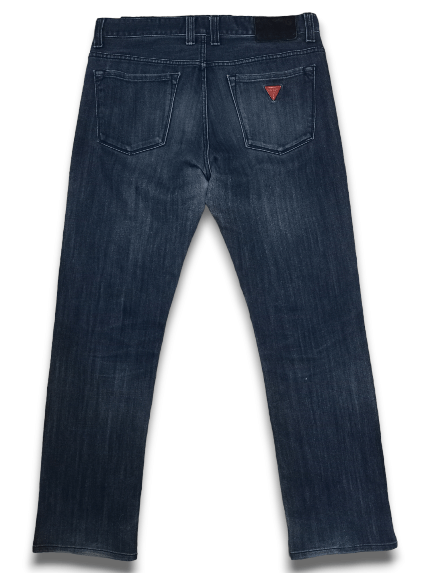 Guess Vintage Guess Dark Blue Wash Loose Straight Jeans 34x30 Size US 34 / EU 50 - 4 Thumbnail