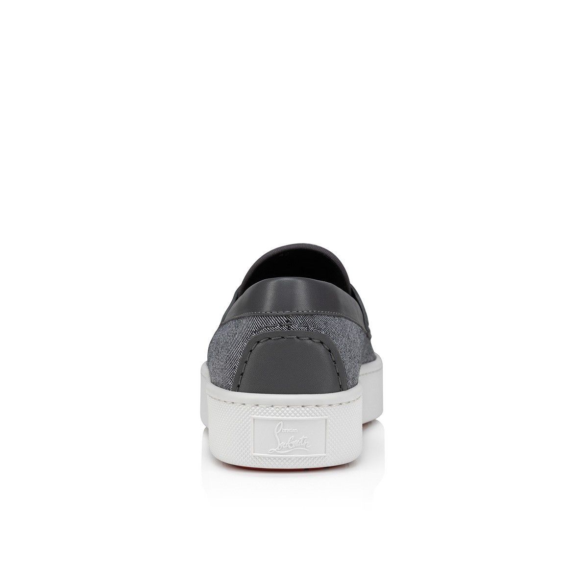 Christian Louboutin oc11z0325 Paqueboat Flat Lin Country in Smoky Size US 8.5 / EU 41-42 - 3 Thumbnail