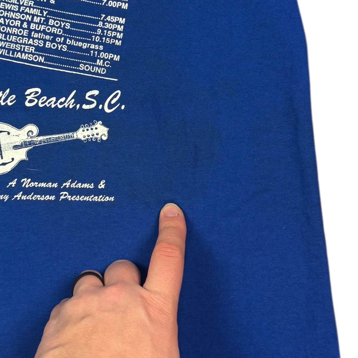 Vintage Vintage South Carolina State Blue Grass Festival Shirt L Size US L / EU 52-54 / 3 - 5 Thumbnail