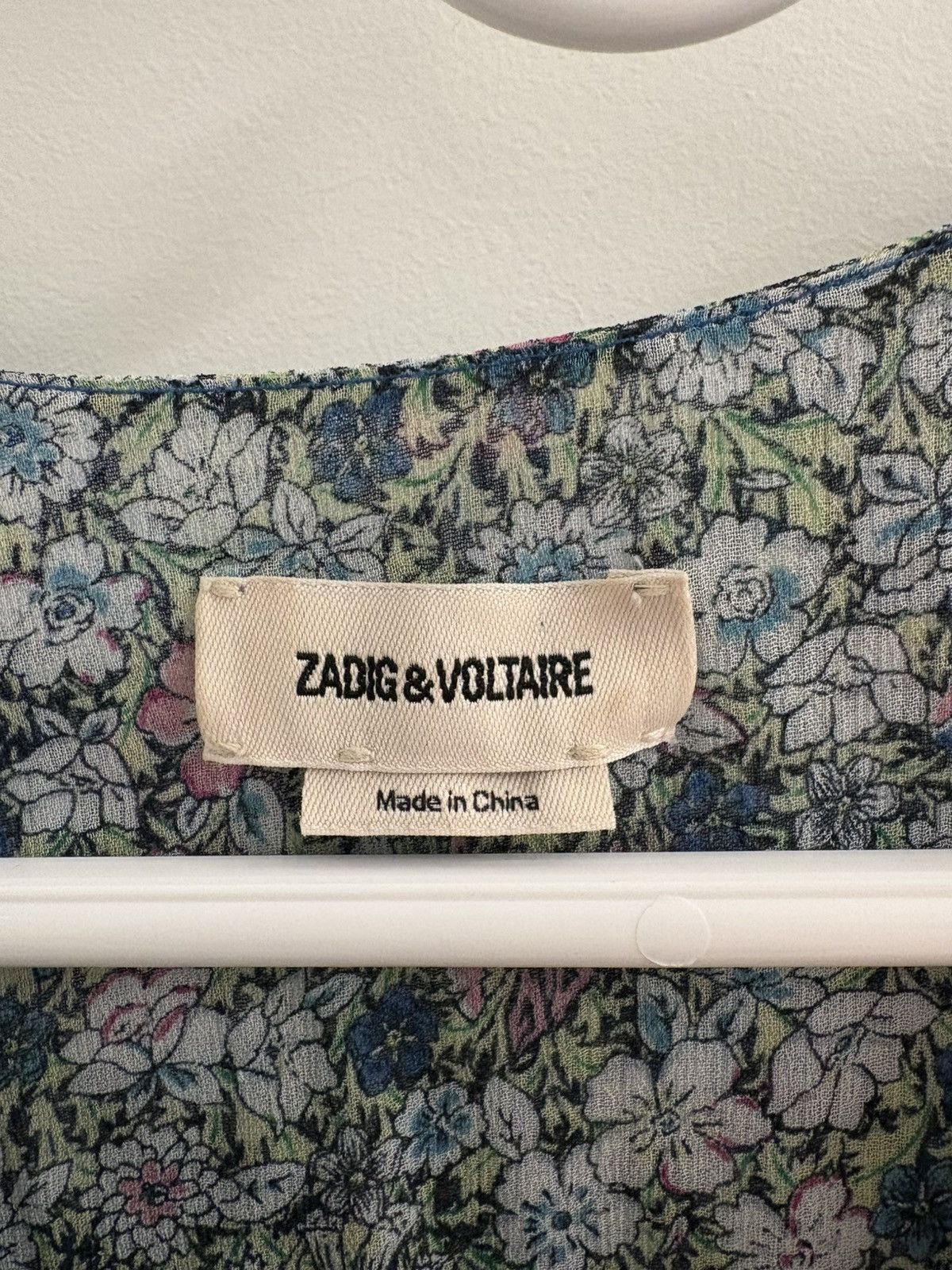Zadig & Voltaire Zadig & Voltaire Betty Mousseline Mini Wrap Dress Size Small Size S / US 4 / IT 40 - 3 Thumbnail
