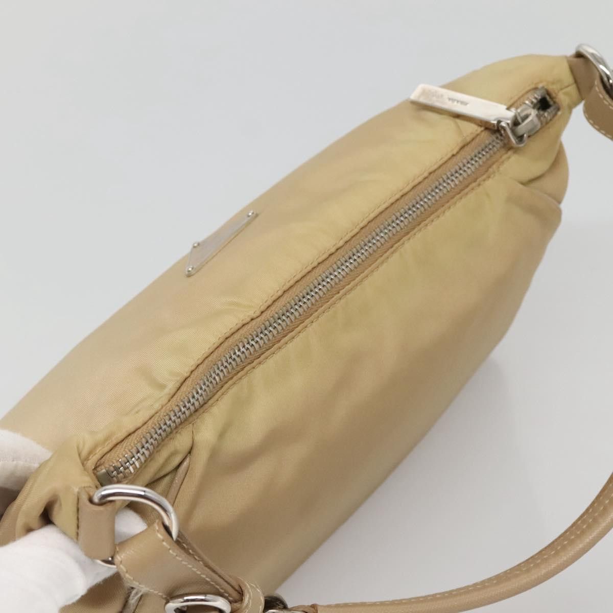 Prada PRADA Shoulder Bag Nylon Beige Silver Size ONE SIZE - 6 Thumbnail