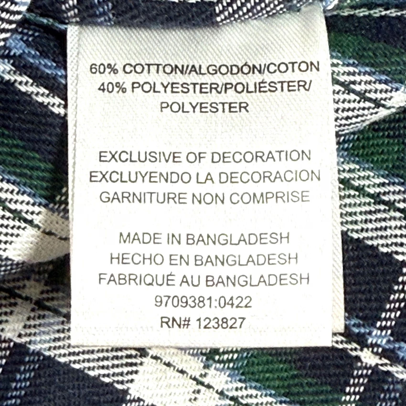 Vintage VINTAGE Bruno Supersoft Plaid Flannel Shirt XL Long Sleeve Button Up Mens Gift NWT Size US XL / EU 56 / 4 - 5 Thumbnail