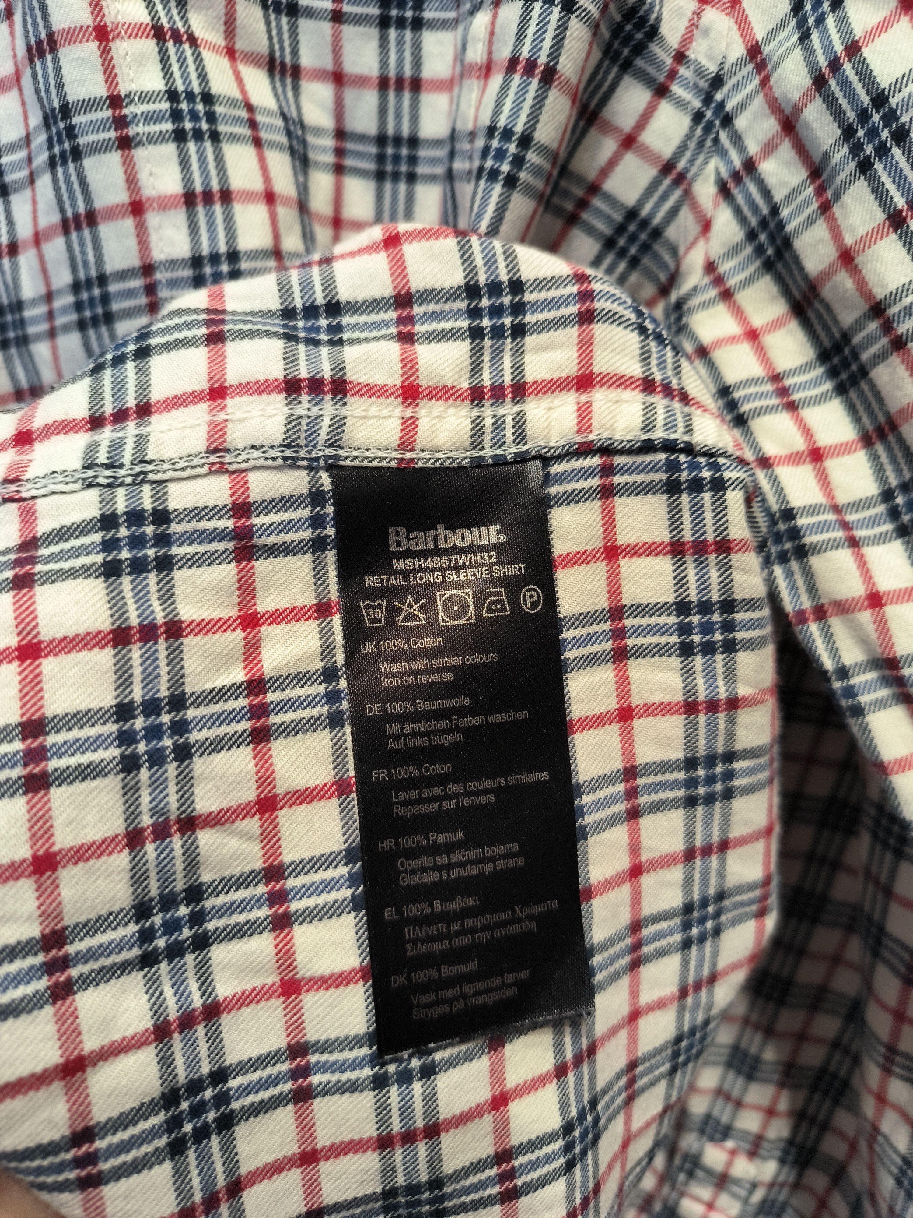 Barbour Barbour Checked Shirt Button-Up Long Sleeve Logo Size US L / EU 52-54 / 3 - 5 Thumbnail