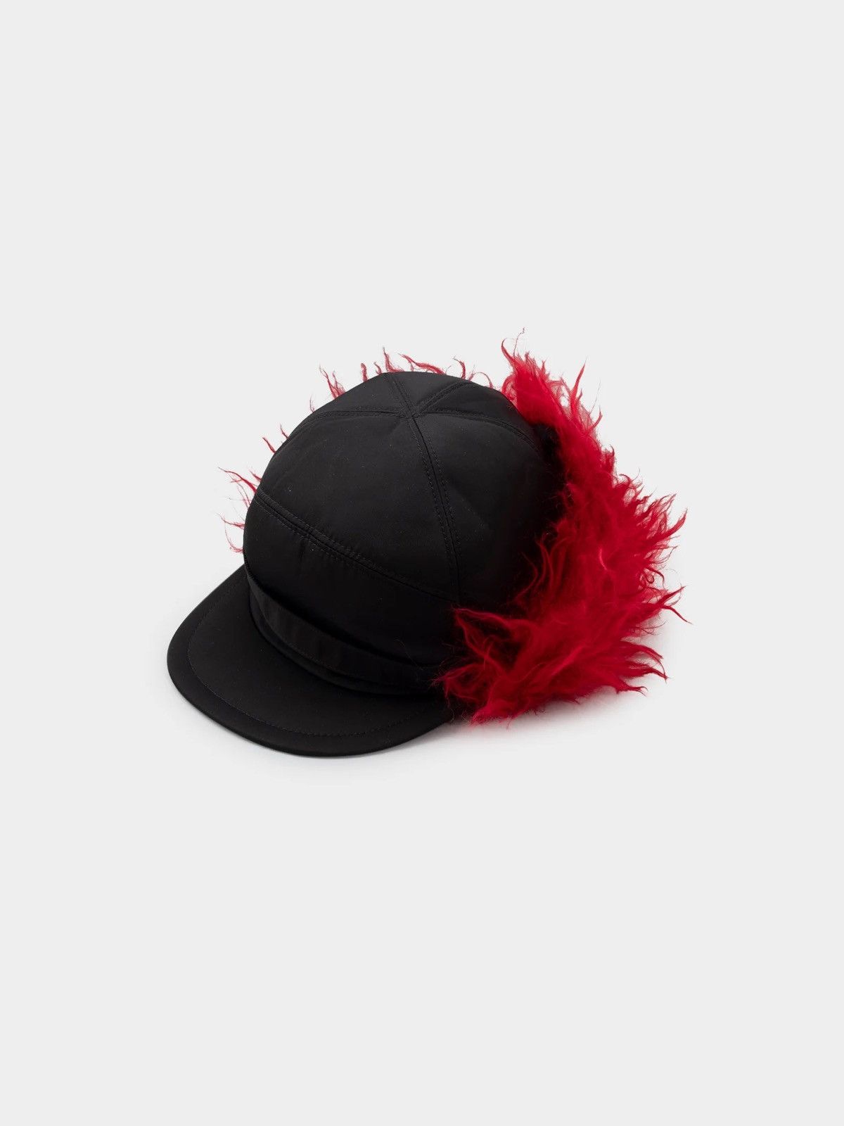 Prada Prada Red Fur Har Size ONE SIZE - 2 Thumbnail