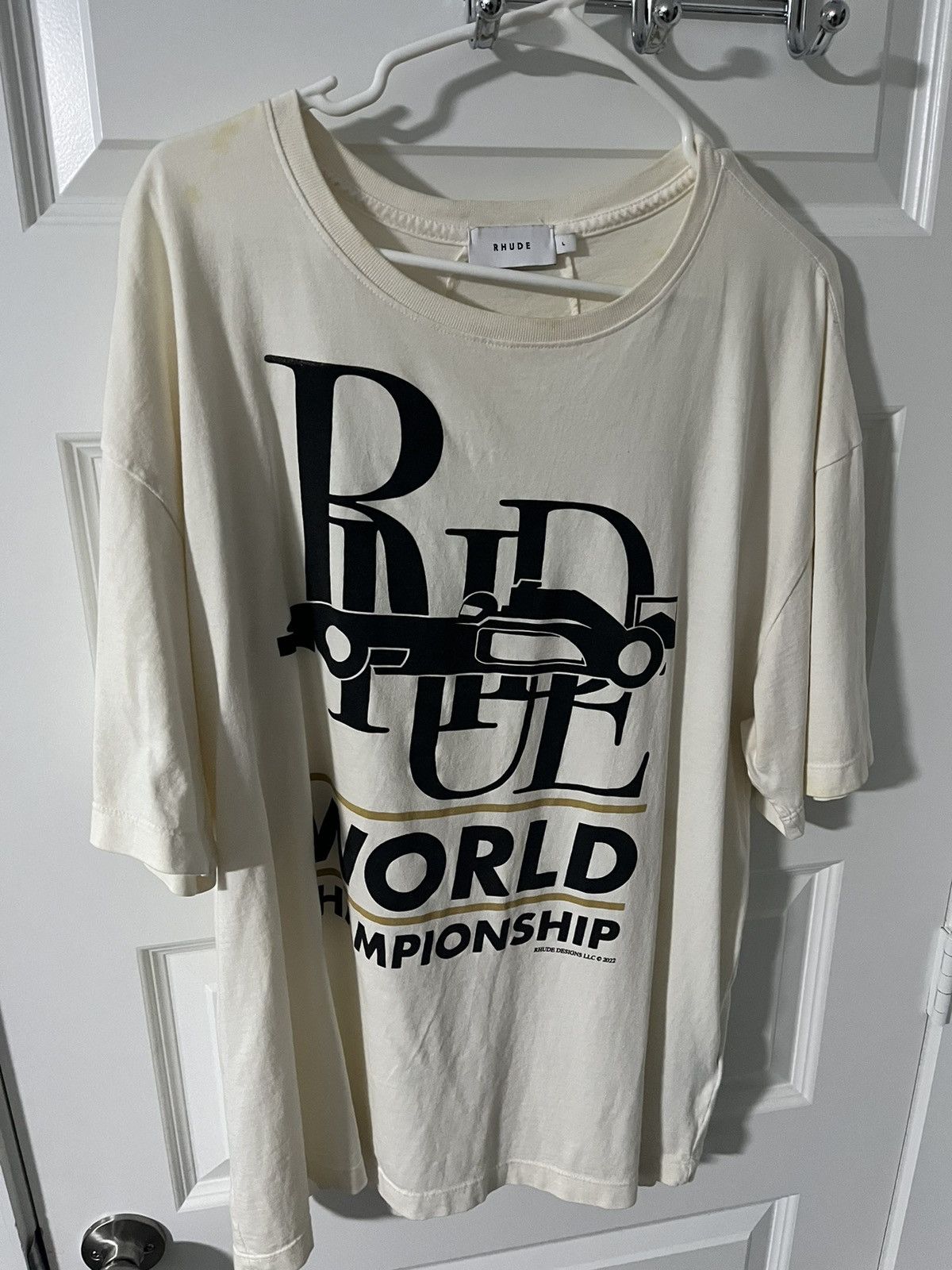Rhude Rhude world championship t shirt Size US L / EU 52-54 / 3 - 2 Thumbnail