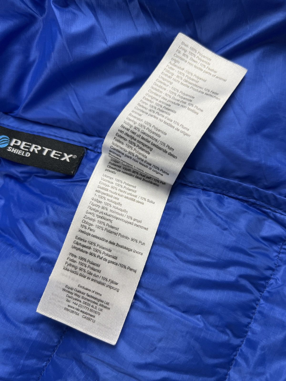Rab Rab Valiance Jacket Puffer Pertex Shield NIKWAX Waterproof Size M / US 6-8 / IT 42-44 - 10 Thumbnail