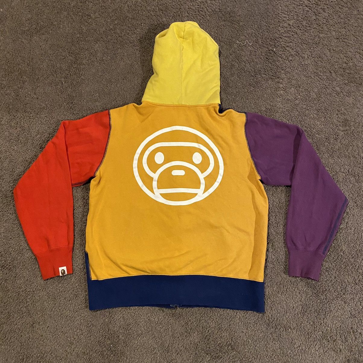 Bape Baby Milo Zip Hoodie Size US L / EU 52-54 / 3 - 4 Thumbnail