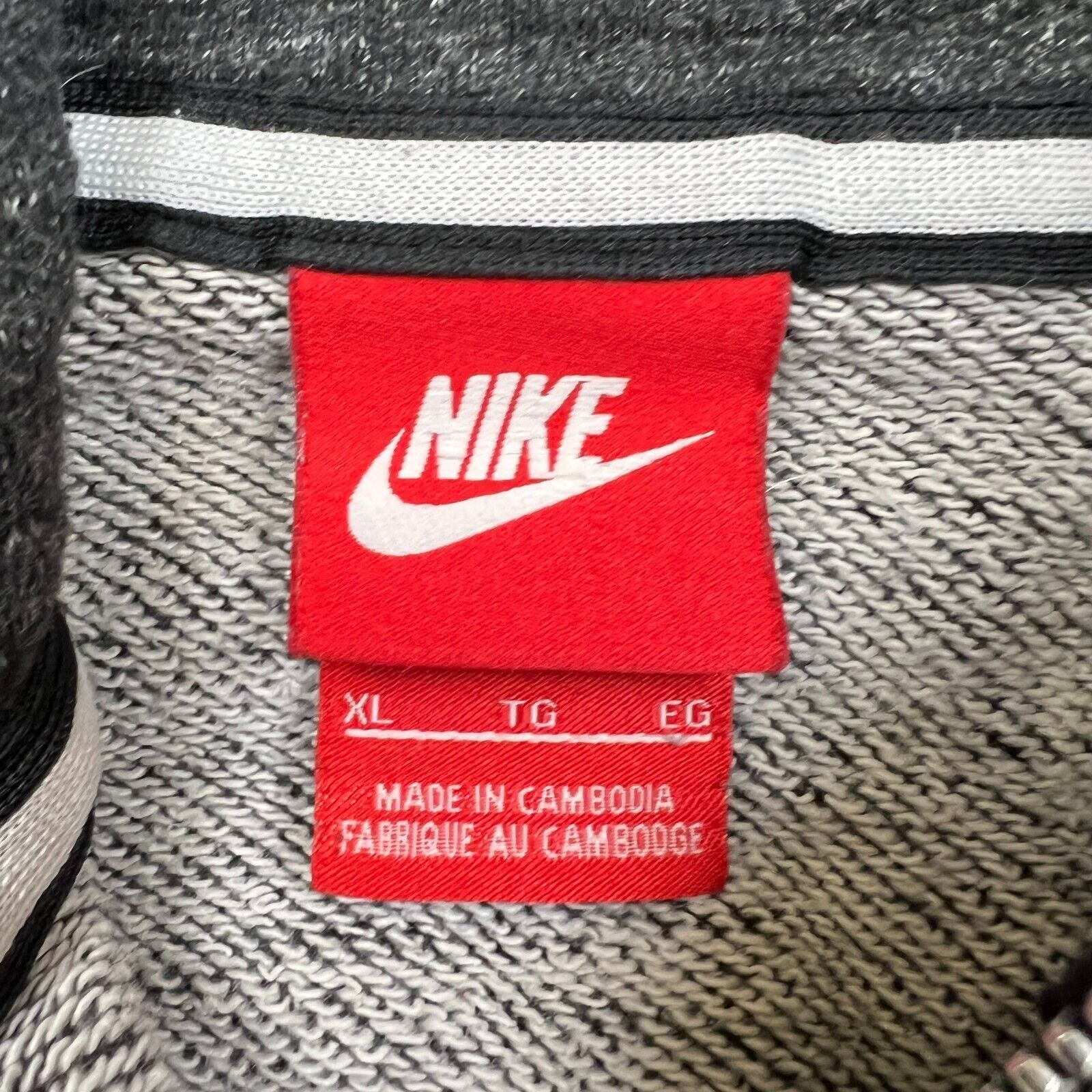 Nike × Vintage Nike Sportswear Hoodie Large Swoosh Zip Hooded Sweatshirt Size US M / EU 48-50 / 2 - 4 Thumbnail