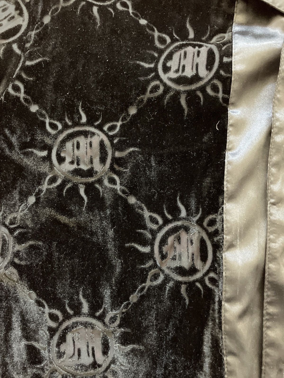 Menace Menace Velour Monogram Shirt Size US L / EU 52-54 / 3 - 3 Thumbnail