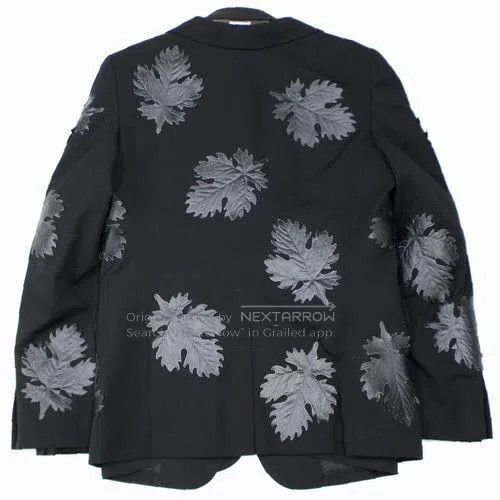 Comme des Garcons Comme Des Garcons Black Retro Leaf Pattern Top Size US S / EU 44-46 / 1 - 2 Thumbnail
