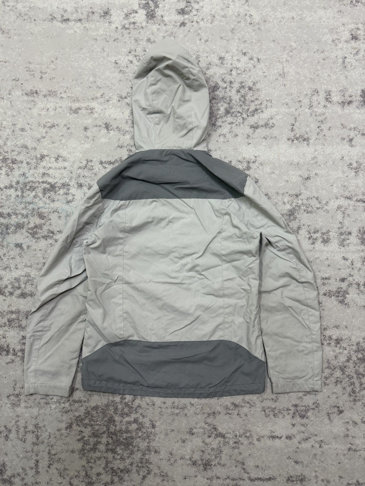 GU Gu grey/silver paneled double breasted outdoor jacket hoodie Size US S / EU 44-46 / 1 - 10 Thumbnail