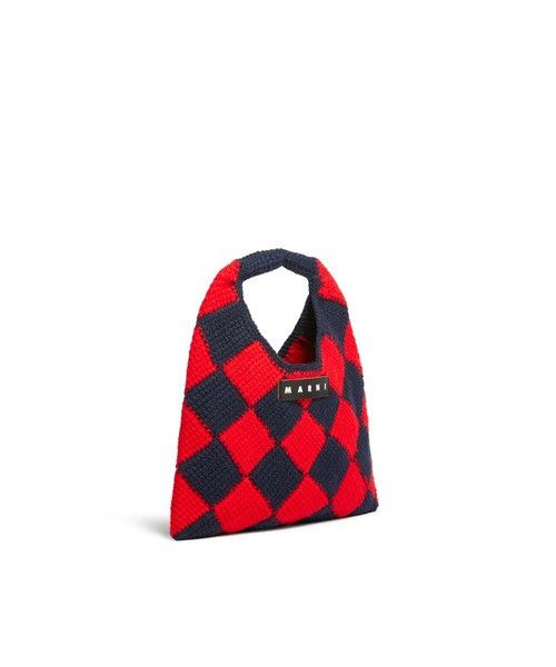 Marni o1f1d3z0725 Size: OS / Diamond Geometric-Bag in Navy/Red Size ONE SIZE - 2 Thumbnail