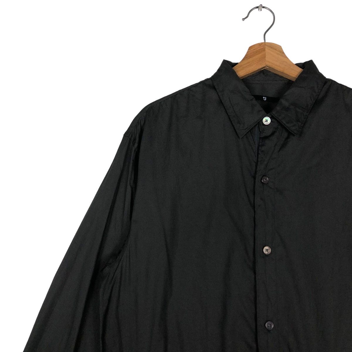 Jil Sander 🔥Rich Black - Bondage Shirts Jacket Bondage J+ Jill Sander Size US S / EU 44-46 / 1 - 7 Thumbnail