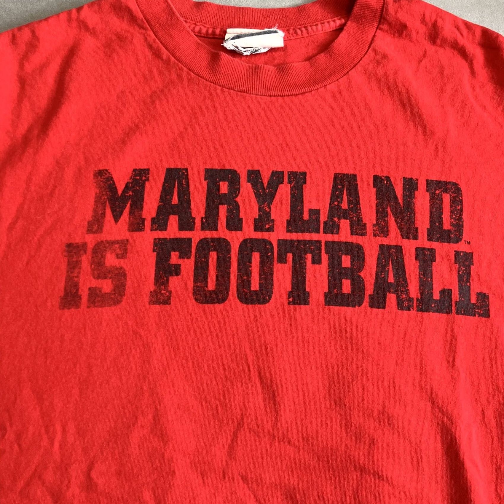 Vintage VINTAGE ESPN University Of Maryland MARYLAND IS FOOTBALL T Shirt Large Men L Red Shirt Size US L / EU 52-54 / 3 - 2 Thumbnail