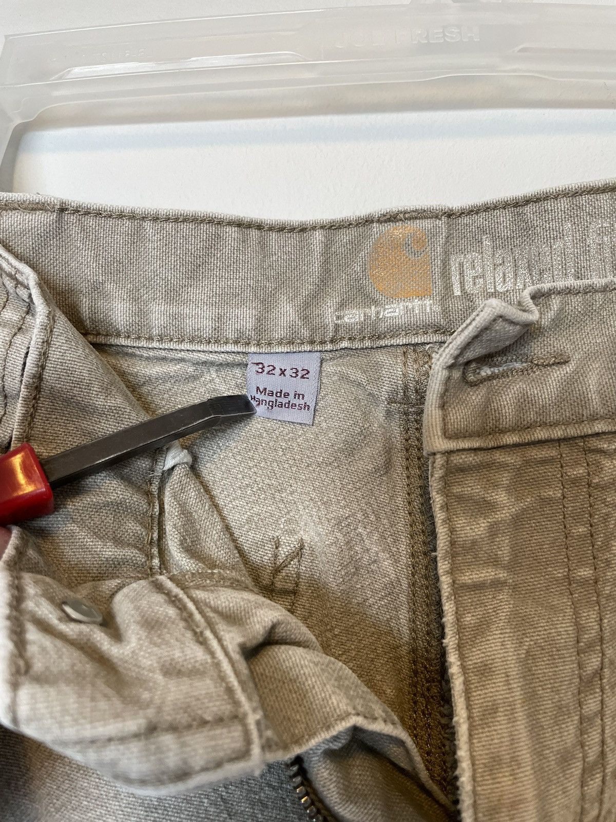 Carhartt Distressed Relax fit Carhartt Single knee work pants Size US 32 / EU 48 - 7 Thumbnail