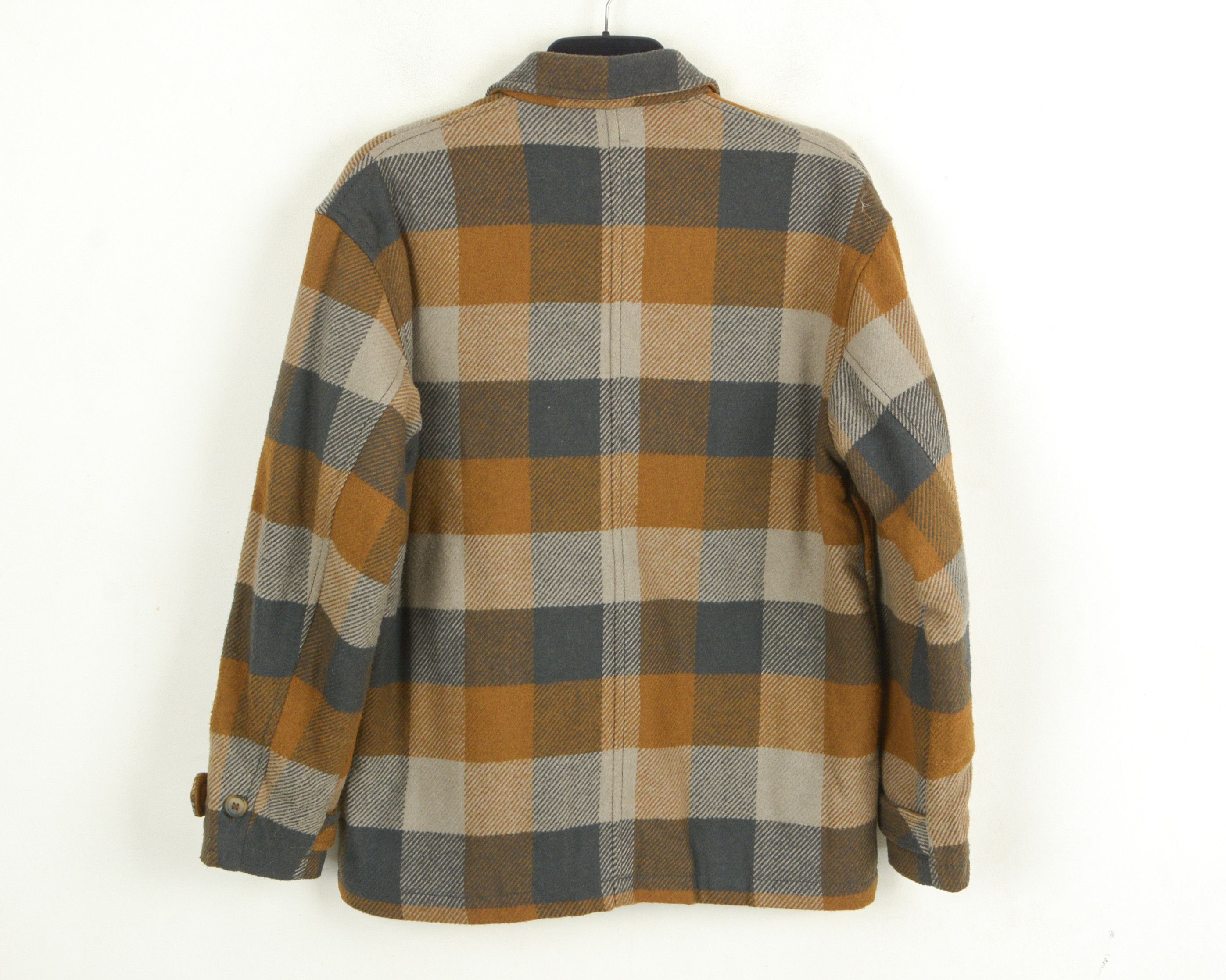 Weekday Plaid Carbon Checked Jacket S Over Shirt Padded Flannel Coat Size US S / EU 44-46 / 1 - 4 Thumbnail