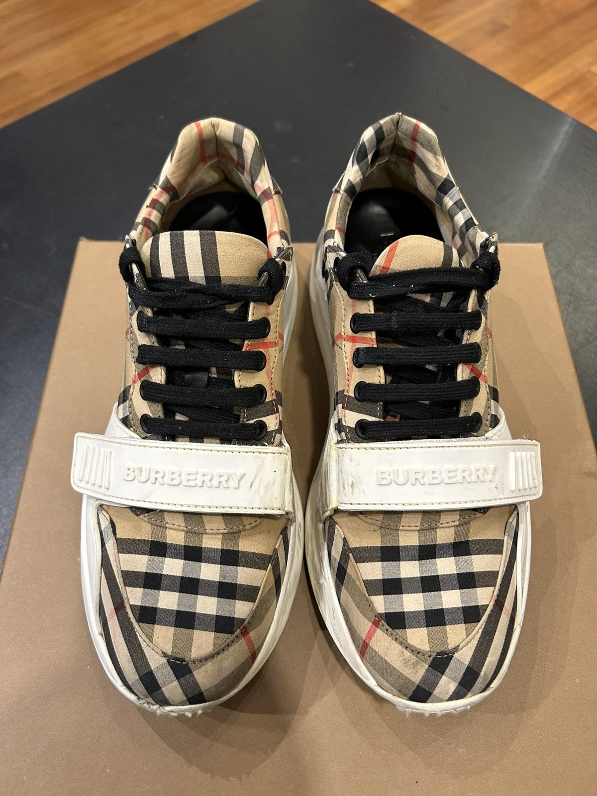 Burberry Burberry Regis Strap Sneakers Size US 10.5 / EU 43-44 - 4 Thumbnail