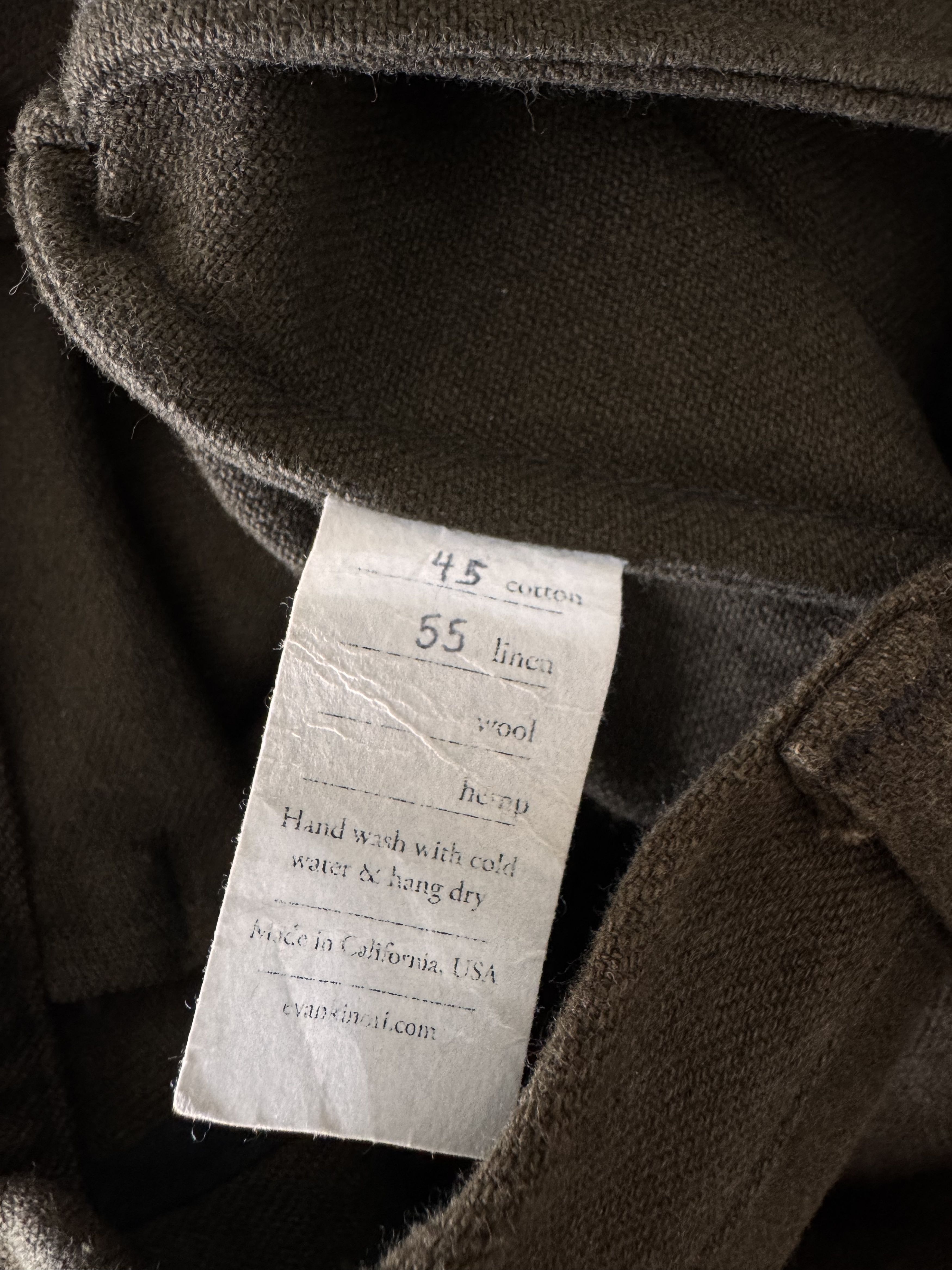 Evan Kinori Evan Kinori Single Pleat Pant Cotton/Linen Gaberdine Size 30 Size US 30 / EU 46 - 5 Thumbnail