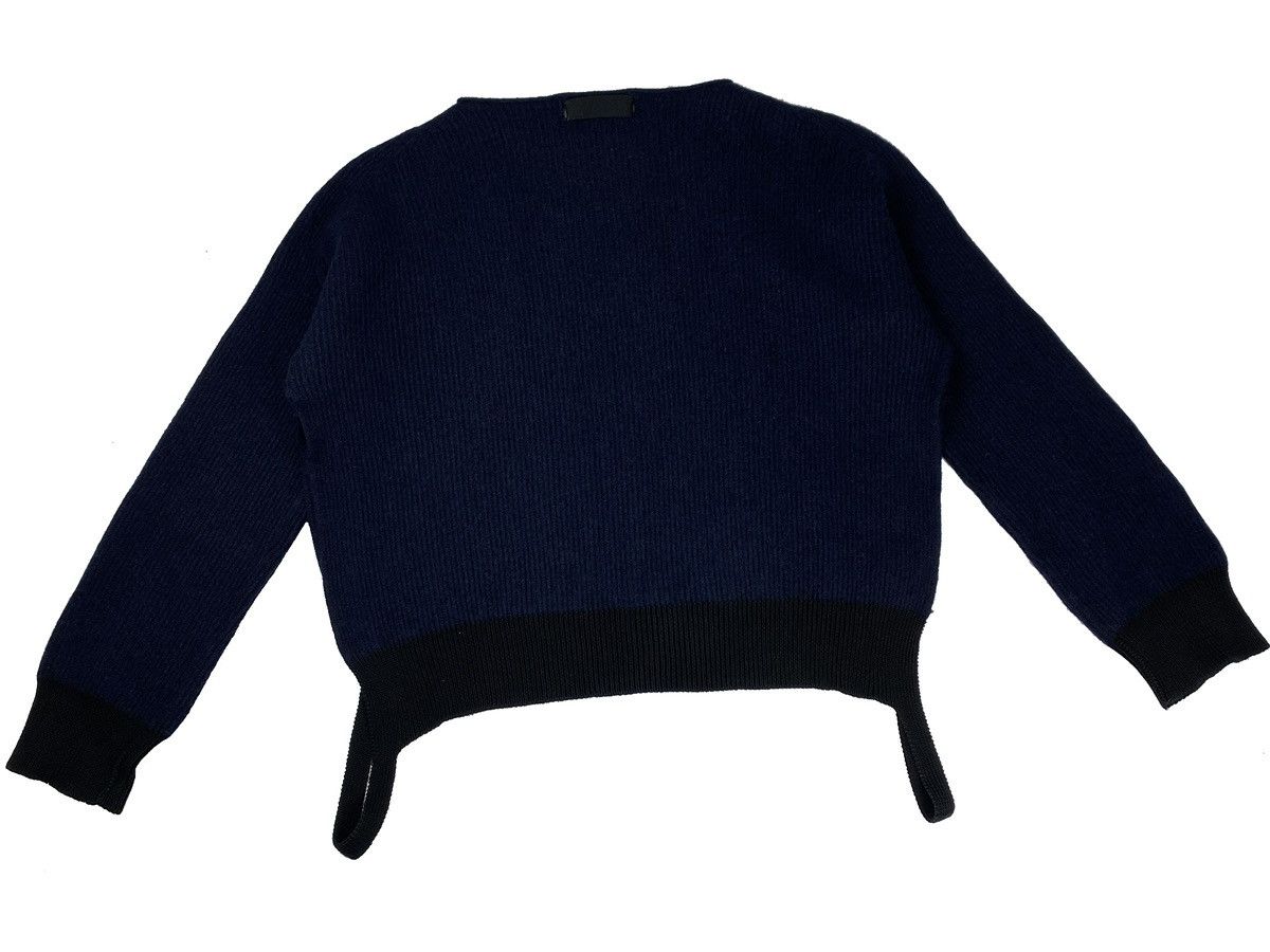 Helmut Lang HELMUT LANG WOMEN NAVY BLUE SWEATER COTTON WOOL SIZE S Size S / US 4 / IT 40 - 8 Thumbnail