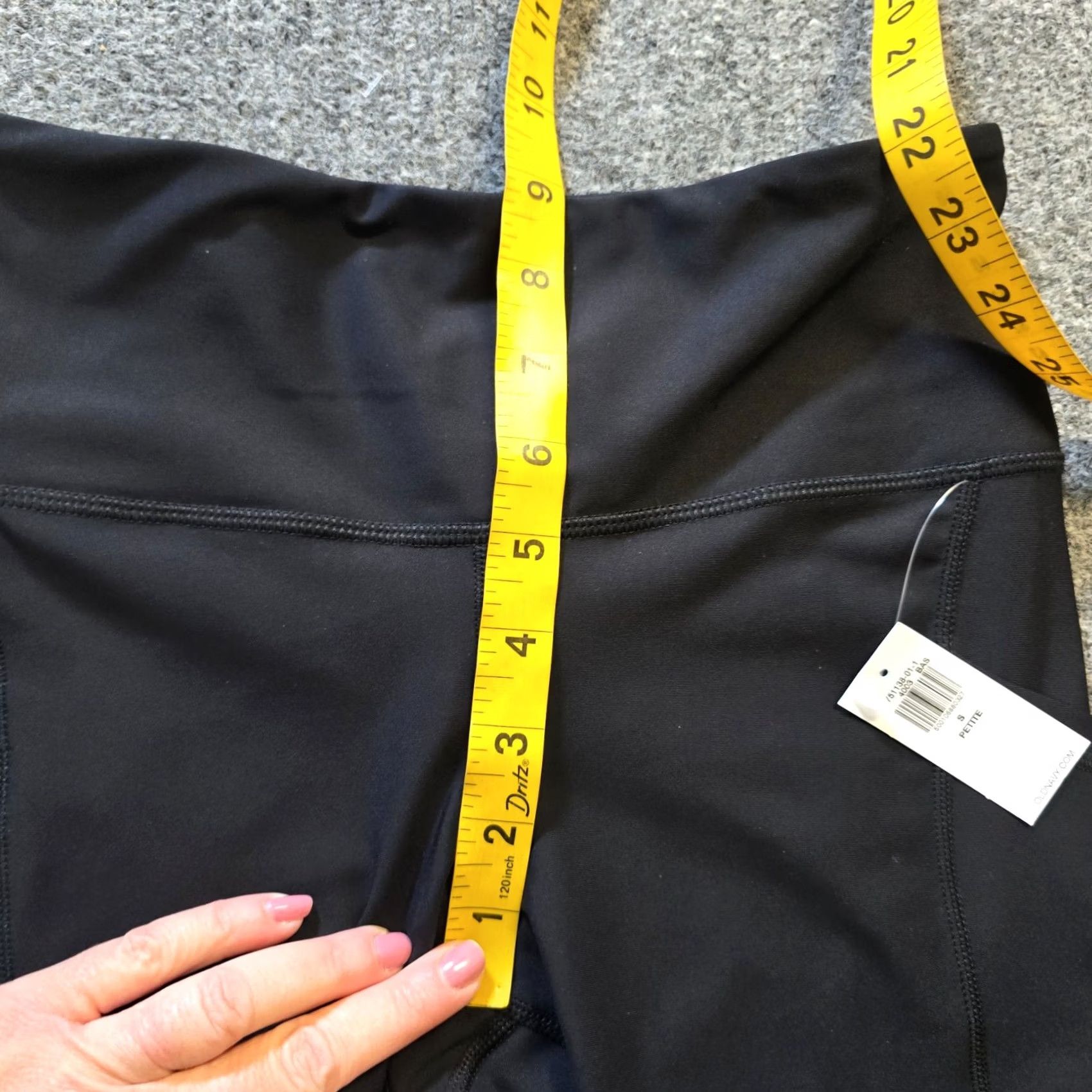 Old Navy Old Navy Pants Womens PS Petite Black Powersoft Leggings Athletic Yoga Skinny Ankle Activewear Women Size 28" / US 6 / IT 42 - 6 Thumbnail