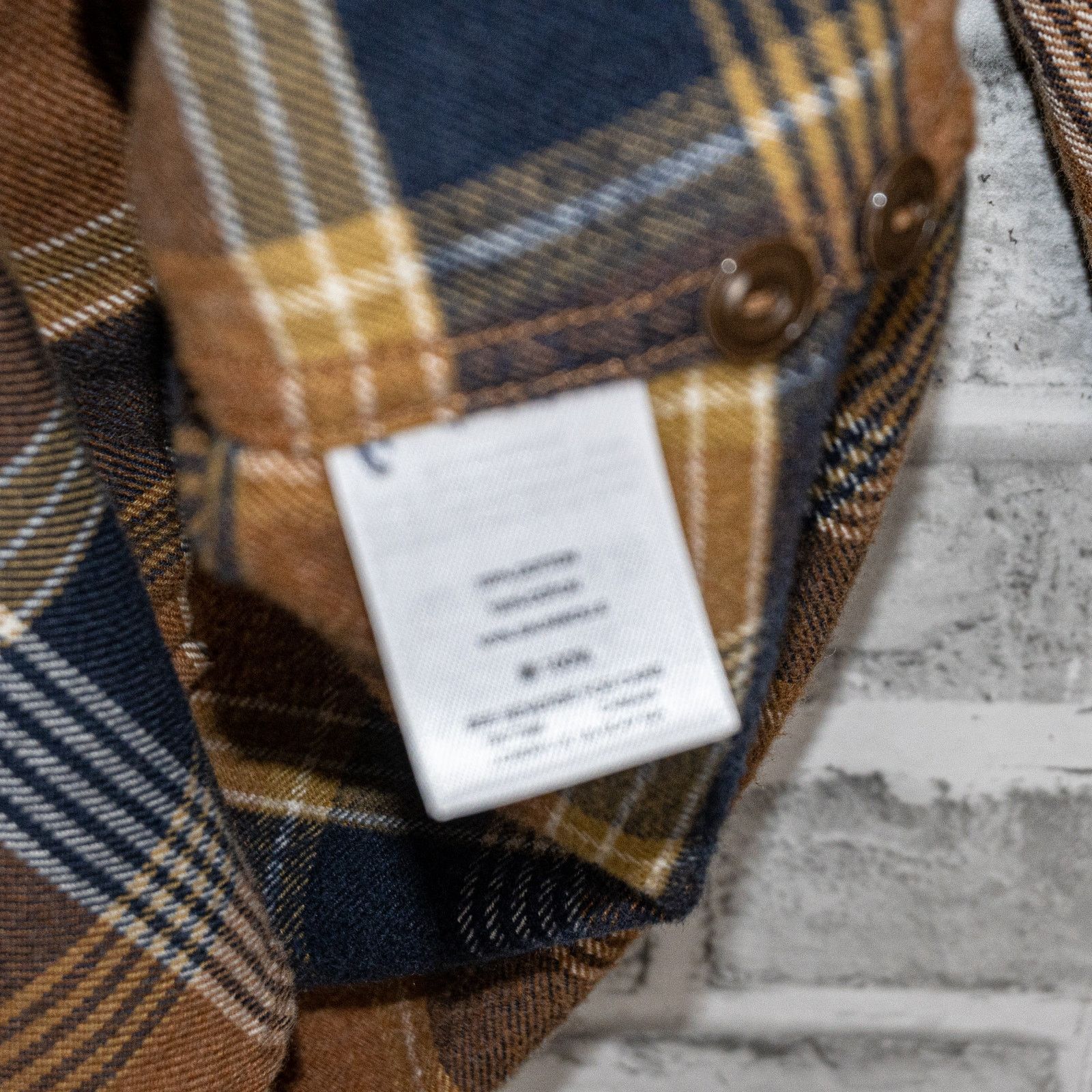 Wallace & Barnes Wallace & Barnes Button up Flannel Shirt in Brown Plaid Size US S / EU 44-46 / 1 - 6 Thumbnail