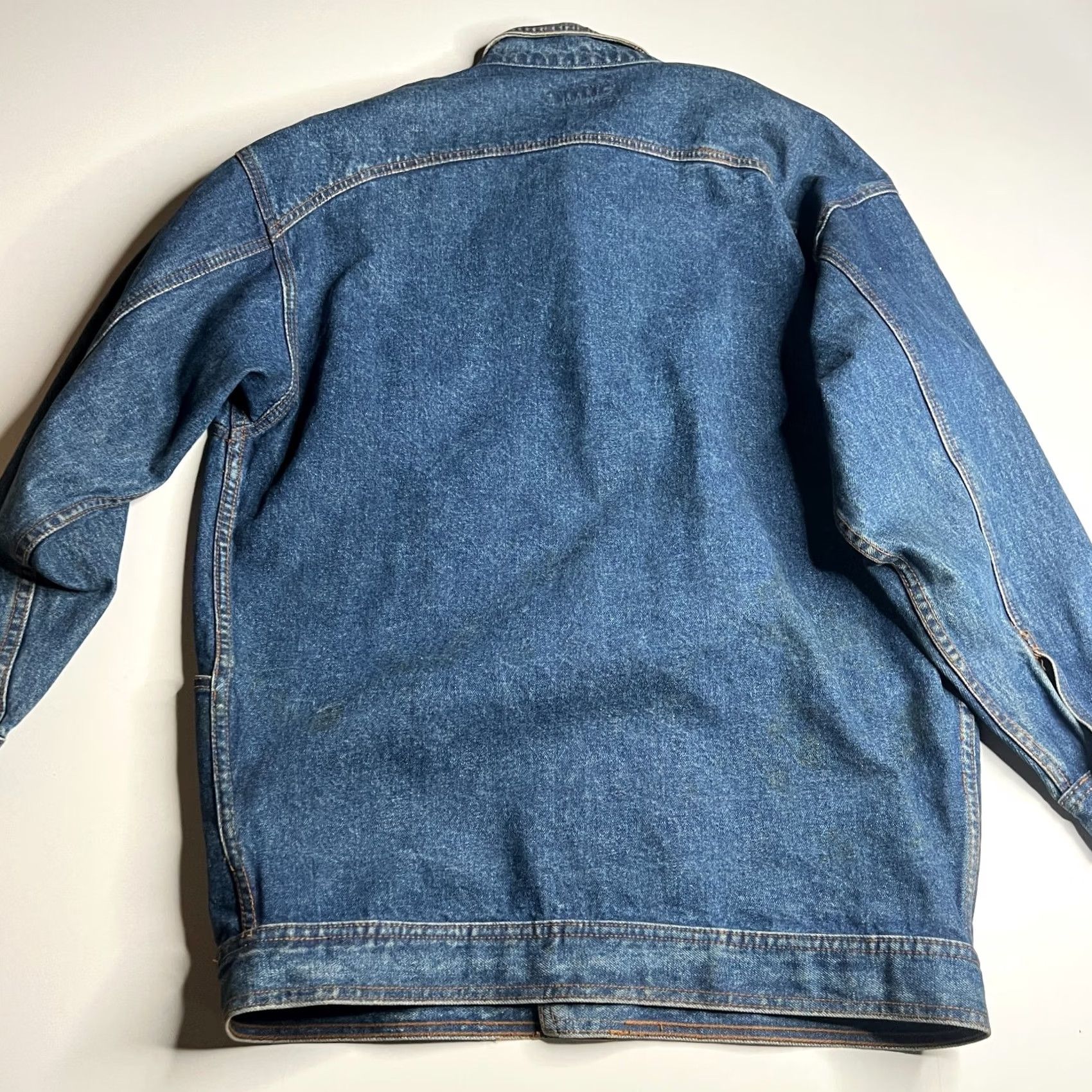 Jordache Vintage Jordache Denim Chore Jacket Mens L Blue 80s 90s Workwear Button Front Pocketed Classic Vintage Style Regular Fit Size US L / EU 52-54 / 3 - 4 Thumbnail