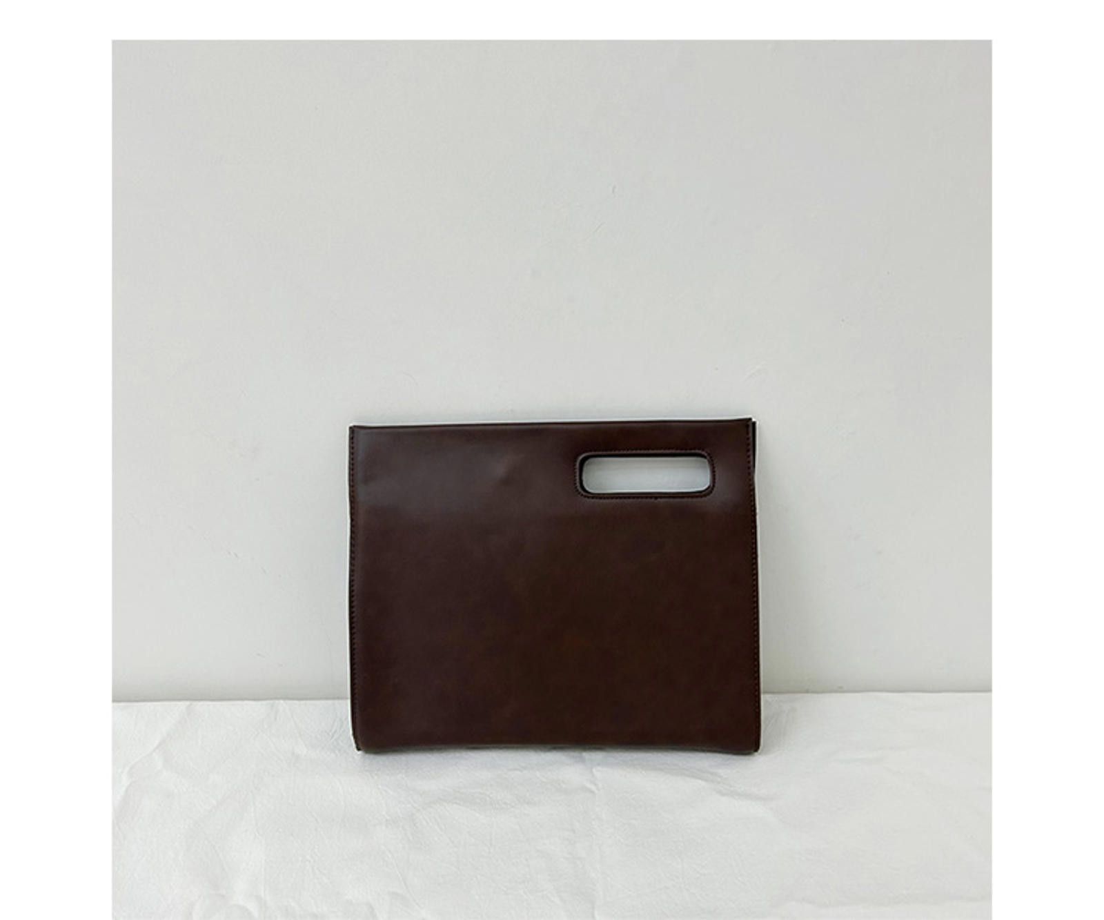 Other Stylish Brown Leather Messenger Bag Size ONE SIZE - 6 Thumbnail