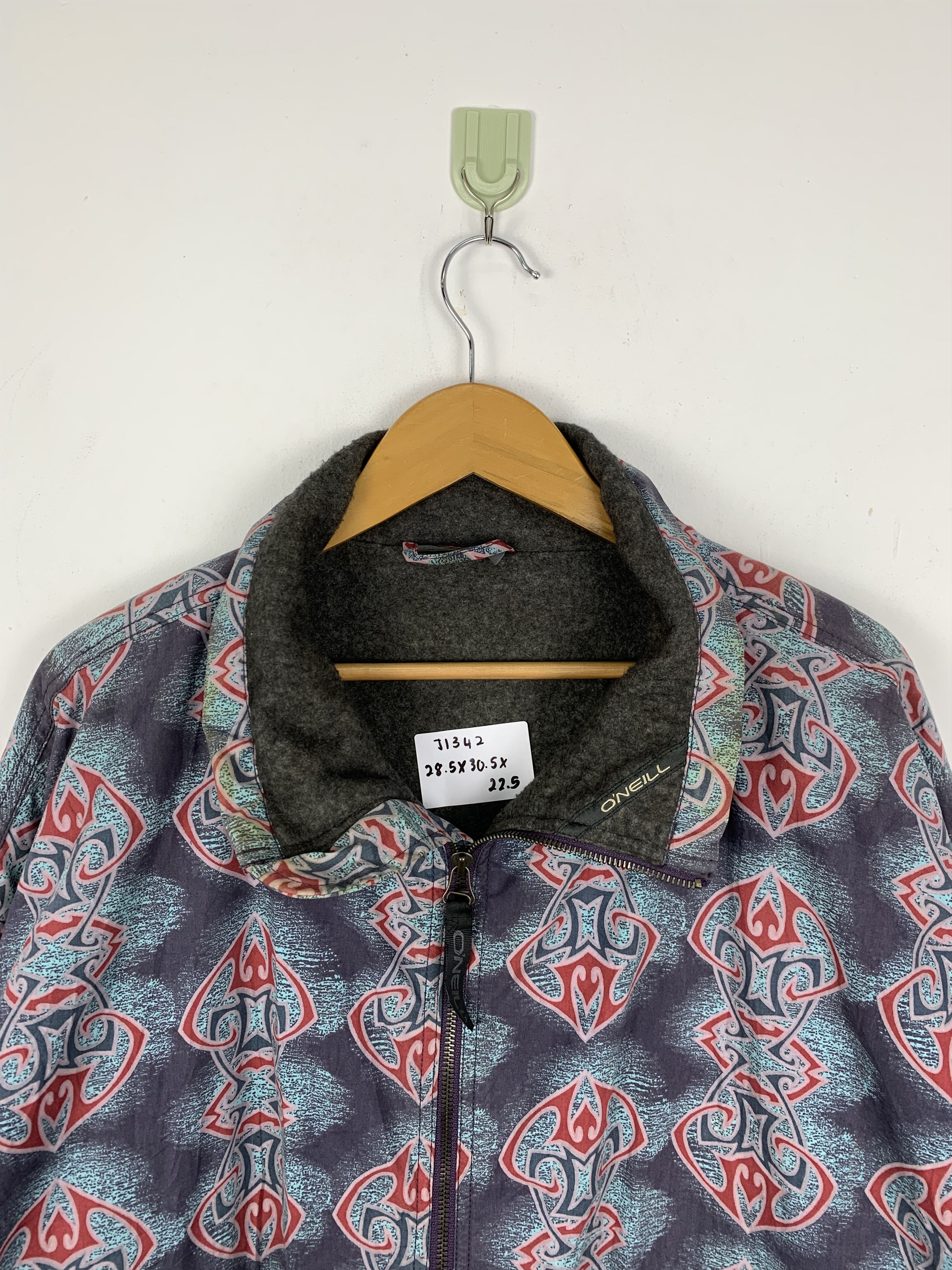 O'Neill Vintage 90s Oneill Surfing Graphic Jacket J1342 Size US L / EU 52-54 / 3 - 2 Thumbnail