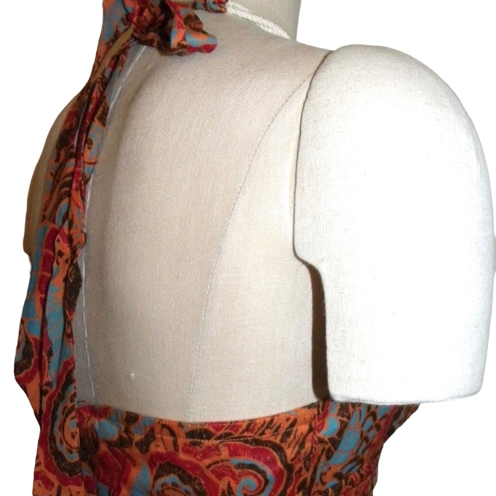 Anthropologie Moulinette Souers Batik Halter Dress | ANTHROPOLOGIE | Sz 6 Size M / US 6-8 / IT 42-44 - 5 Thumbnail