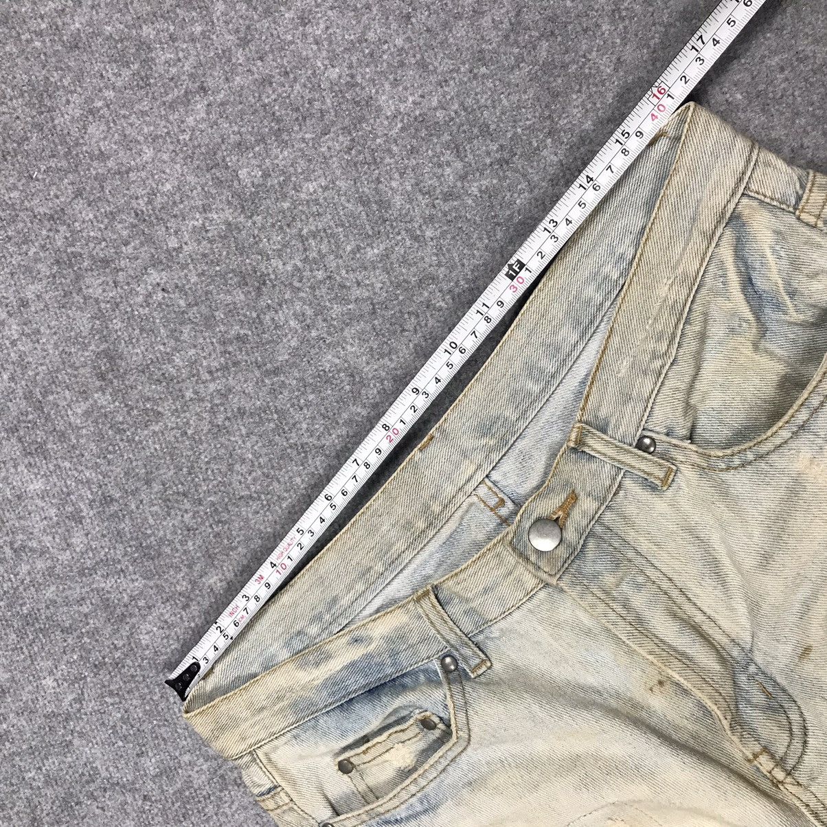 14th Addiction × If Six Was Nine × Le Grande Bleu (L.G.B.) FLARE💀RIPPED DISTRESSED LIGHT RUSTY LGB STYLE DENIM PANTS Size US 32 / EU 48 - 18 Thumbnail