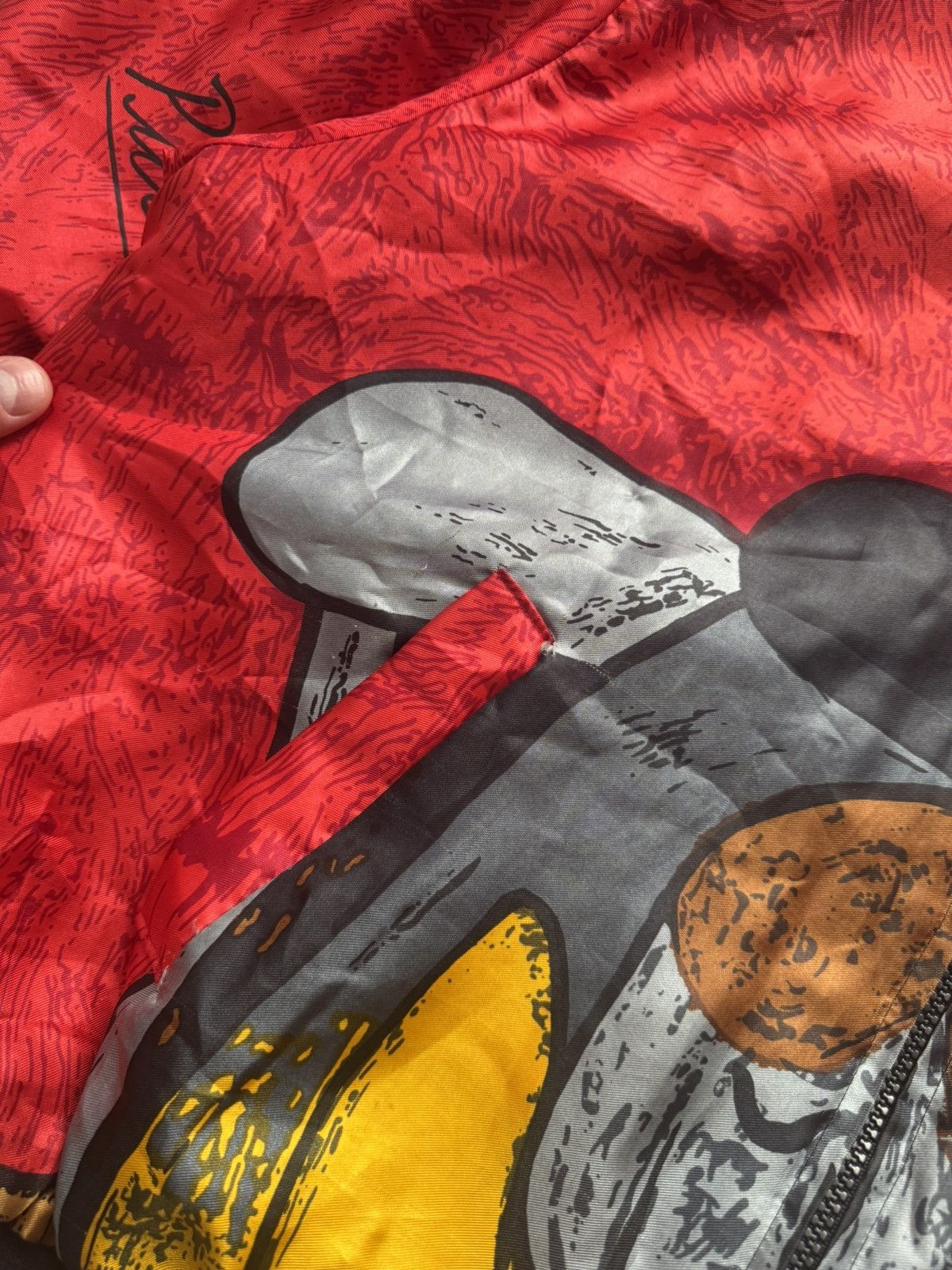 Vintage Picasso Style Art Bomber Jacket by Kavita – Size L – Rare Size US M / EU 48-50 / 2 - 6 Thumbnail