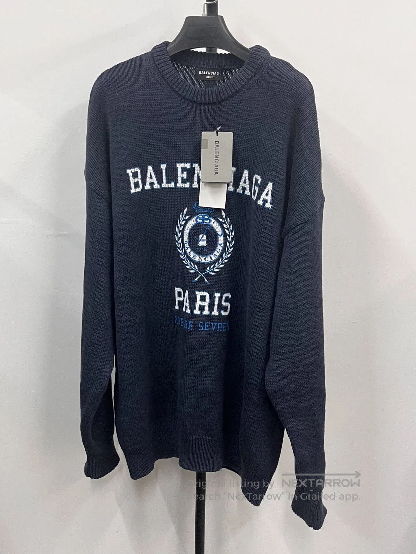 Balenciaga Balenciaga SS22 Logo Crewneck Sweater. Size US S / EU 44-46 / 1 - 1 Thumbnail