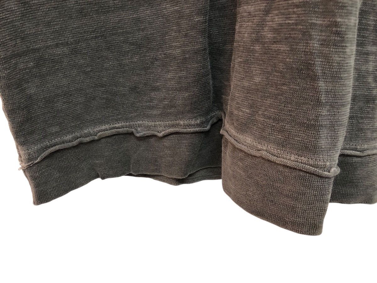 AESTHETIC 🇯🇵 HENLEY NECK BEAUTY FADE GREY TEE