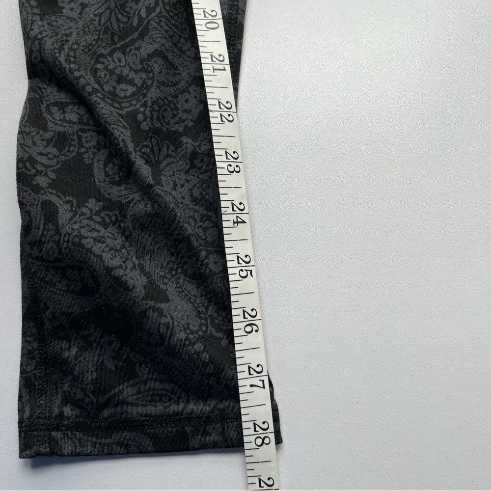 Athleta Athletic Workout Running Tight Leggings Paisley Grey Large Size 30" / US 8 / IT 44 - 8 Thumbnail