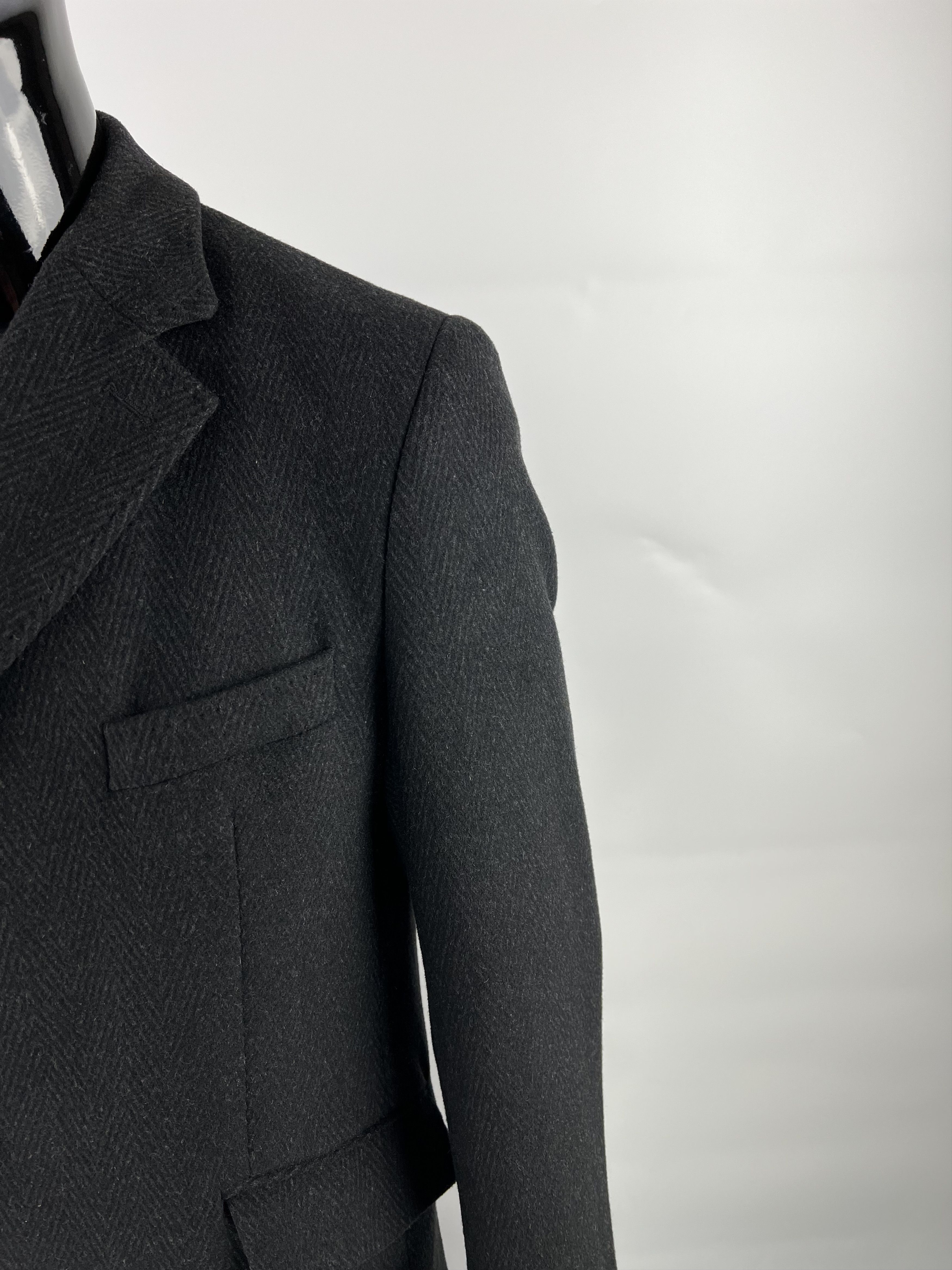 Other Roy Robson Men's Gray Wool Cashmere Heavy Coat Size 50 Size US M / EU 48-50 / 2 - 4 Thumbnail