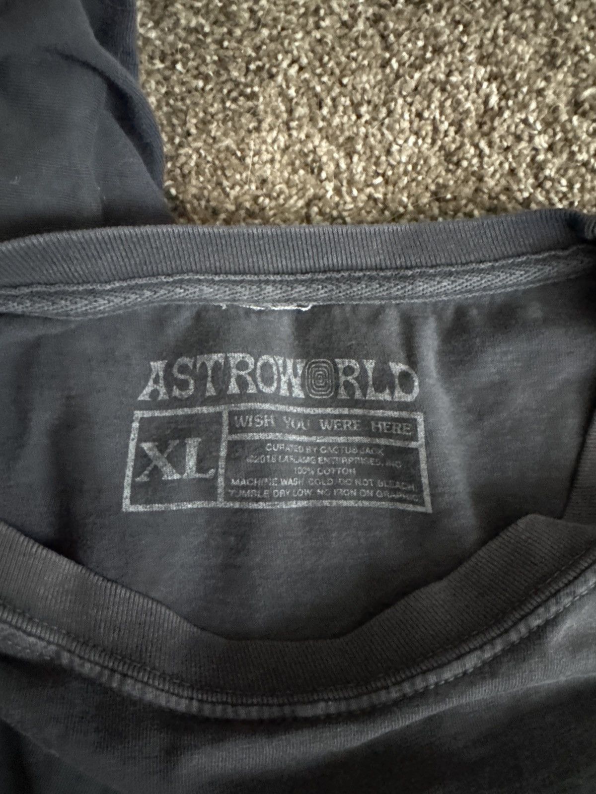 Travis Scott Astroworld Long Sleeve Tee Size US XL / EU 56 / 4 - 3 Thumbnail