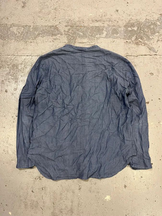Emporio Armani SS2020 Emporio Armani Embroidered Soft Blue Denim Jacket Size US M / EU 48-50 / 2 - 8 Thumbnail