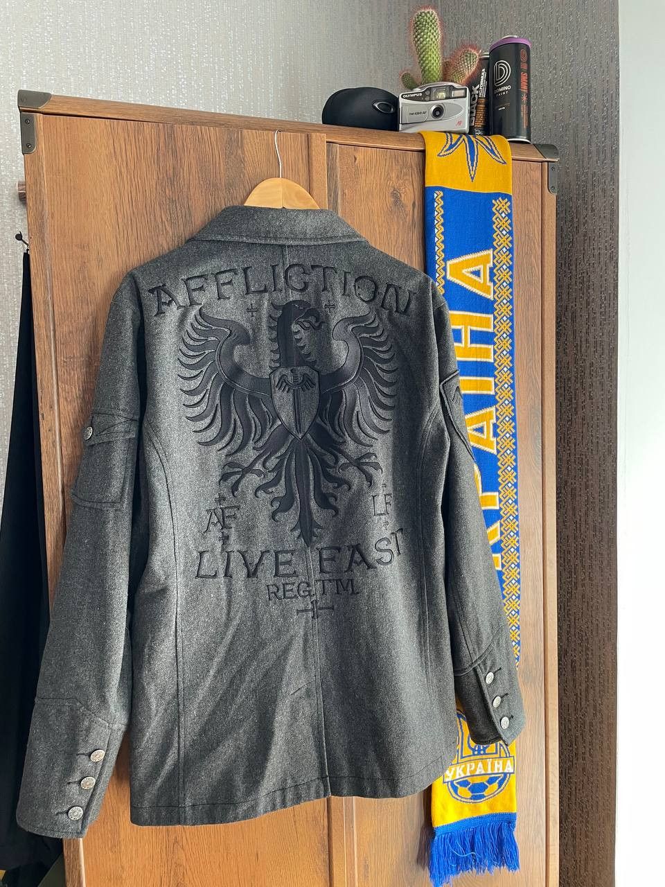 Affliction × Designer × Vintage Affliction punk Black Premium jacket biker Size US L / EU 52-54 / 3 - 1 Thumbnail
