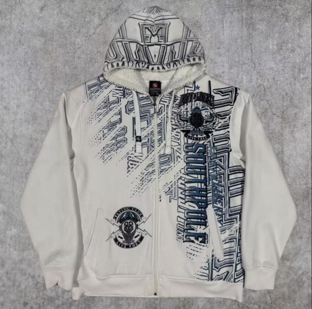 Southpole southpole grunge style zipup hoodie Size US L / EU 52-54 / 3 - 1 Thumbnail