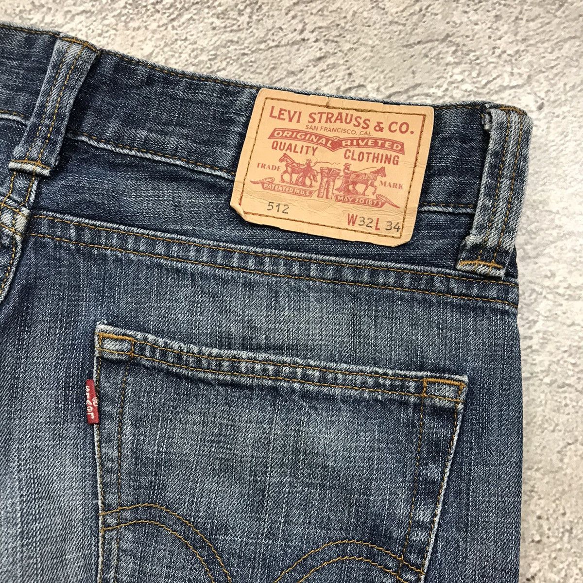 Vintage Vintage 90s Levis Distressed Baggy Jeans Grunge Thrashed 32 Size US 32 / EU 48 - 6 Thumbnail